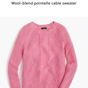 J. Crew wool & cotton slouchy sweater S